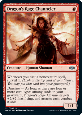 Dragon's Rage Channeler - Magic: The Gathering - MH2 Near Mint Inglés
