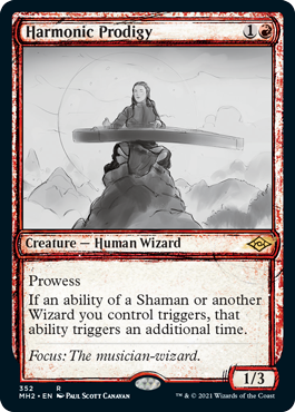 Harmonic Prodigy - Magic: The Gathering - MH2-BF Near Mint Inglés