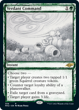 Verdant Command - Magic: The Gathering - MH2-BF Near Mint Inglés