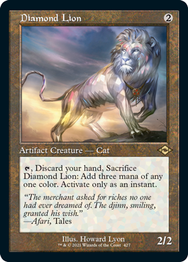 Diamond Lion - Magic: The Gathering - MH2-BF Near Mint Inglés