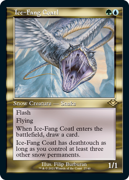 Ice-Fang Coatl - Magic: The Gathering - MH1-RT Near Mint Inglés