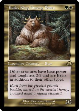 Kudo, King Among Bears - Magic: The Gathering - MH3-BF Near Mint Inglés