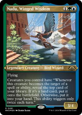 Nadu, Winged Wisdom - Magic: The Gathering - MH3-BF Near Mint Inglés