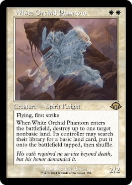 White Orchid Phantom - Magic: The Gathering - MH3-BF Near Mint Inglés