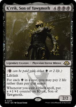 K'rrik, Son of Yawgmoth - Magic: The Gathering - MH3 Near Mint Inglés