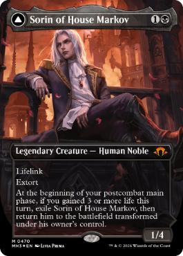 Sorin of House Markov - Magic: The Gathering - MH3-BF Near Mint Inglés