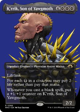 K'rrik, Son of Yawgmoth - Magic: The Gathering - MH3-BF Near Mint Inglés