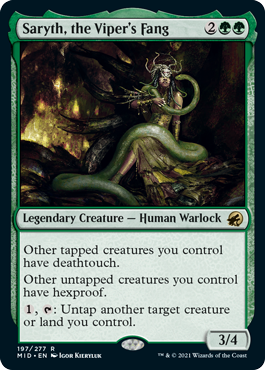 Saryth, the Viper's Fang - Magic: The Gathering - MID Near Mint Inglés