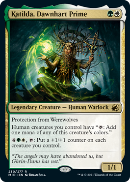 Katilda, Dawnhart Prime - Magic: The Gathering - MID Near Mint Inglés