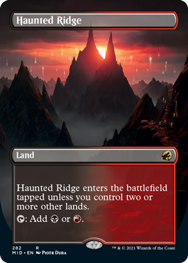 Haunted Ridge - Magic: The Gathering - MID-BF Near Mint Inglés
