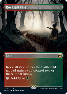 Rockfall Vale - Magic: The Gathering - MID-BF Near Mint Inglés