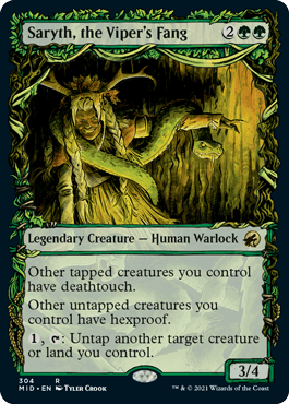 Saryth, the Viper's Fang - Magic: The Gathering - MID-BF Near Mint Inglés