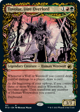 Tovolar, Dire Overlord - Magic: The Gathering - MID-BF Near Mint Inglés
