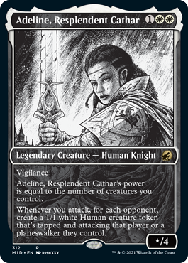 Carta Adeline, Resplendent Cathar de Magic: The Gathering