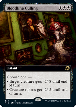 Bloodline Culling - Magic: The Gathering - MID-BF Near Mint Inglés