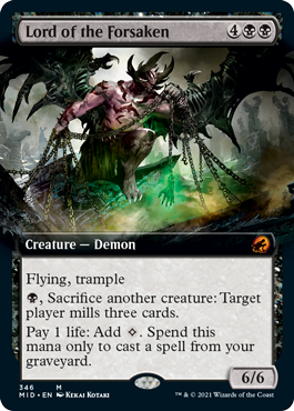 Lord of the Forsaken - Magic: The Gathering - MID-BF Near Mint Inglés
