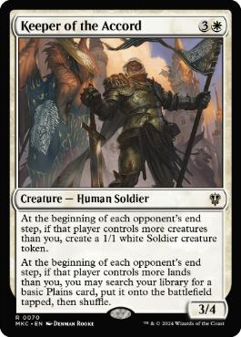 Keeper of the Accord - Magic: The Gathering - MKC Near Mint Inglés