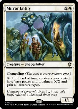 Mirror Entity - Magic: The Gathering - MKC Near Mint Inglés
