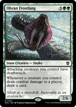 Ohran Frostfang - Magic: The Gathering - MKC Near Mint Inglés