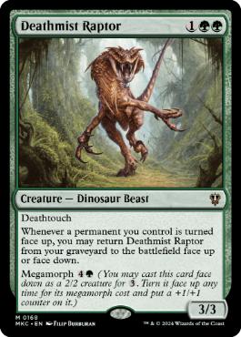 Deathmist Raptor - Magic: The Gathering - MKC Near Mint Inglés