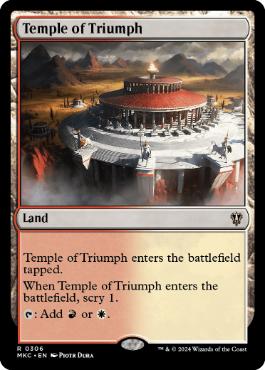 Temple of Triumph - Magic: The Gathering - MKC Near Mint Inglés