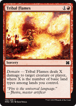 Tribal Flames - Magic: The Gathering - MM2 Near Mint Inglés
