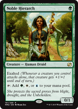 Noble Hierarch - Magic: The Gathering - MM2 Near Mint Inglés