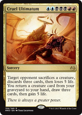 Cruel Ultimatum - Magic: The Gathering - MM3 Near Mint Inglés