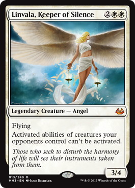 Linvala, Keeper of Silence - Magic: The Gathering - MM3 Near Mint Inglés