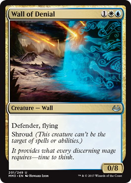 Wall of Denial - Magic: The Gathering - MM3 Near Mint Inglés