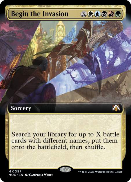 Begin the Invasion - Magic: The Gathering - MOC Near Mint Inglés