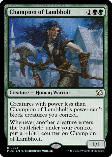 Champion of Lambholt - Magic: The Gathering - MOC Near Mint Inglés