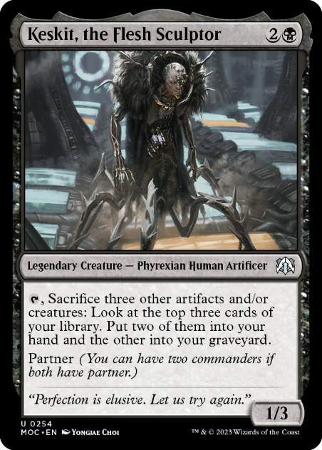 Keskit, the Flesh Sculptor - Magic: The Gathering - MOC Near Mint Inglés