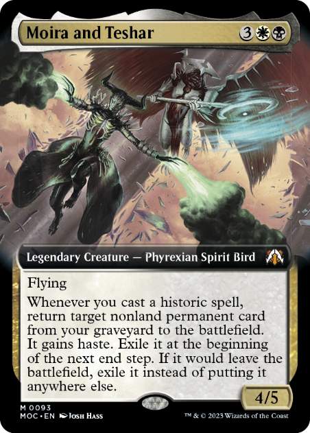 Moira and Teshar - Magic: The Gathering - MOC Near Mint Inglés