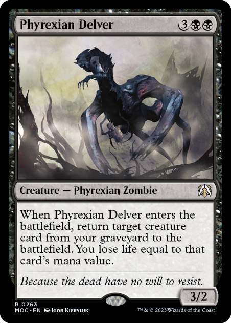 Phyrexian Delver - Magic: The Gathering - MOC Near Mint Inglés