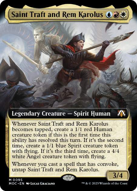Saint Traft and Rem Karolus - Magic: The Gathering - MOC Near Mint Inglés