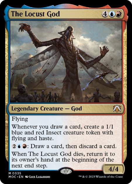 The Locust God - Magic: The Gathering - MOC Near Mint Inglés