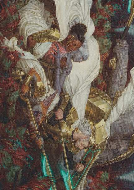 【Art Card】Storm the Seedcore - Magic: The Gathering - MOM Near Mint Japonés