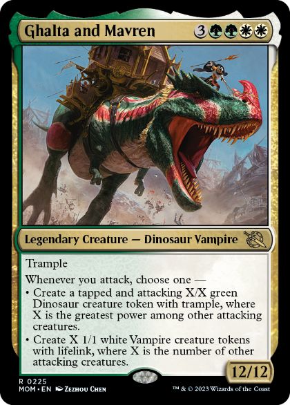Ghalta and Mavren - Magic: The Gathering - MOM Near Mint Inglés