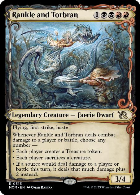 Rankle and Torbran - Magic: The Gathering - MOM-BF Near Mint Inglés