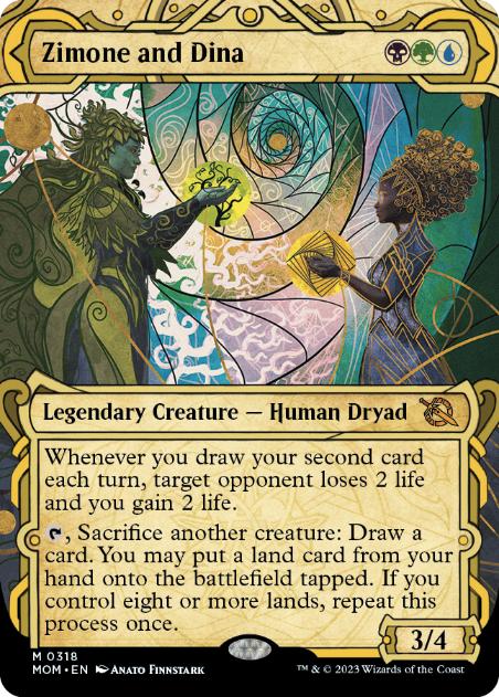 Zimone and Dina - Magic: The Gathering - MOM-BF Near Mint Inglés