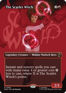 The Scarlet Witch - Magic: The Gathering - MSH-BF Near Mint Inglés