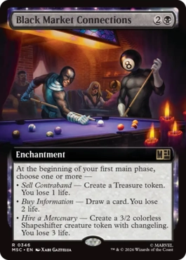 Black Market Connections - Magic: The Gathering - MSC Near Mint Inglés