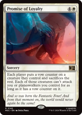 Promise of Loyalty - Magic: The Gathering - MSC Near Mint Inglés