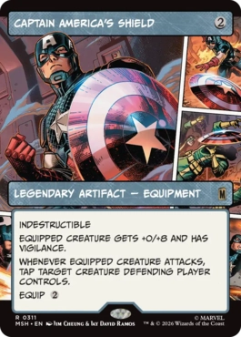 Captain America's Shield - Magic: The Gathering - MSH-BF Near Mint Inglés
