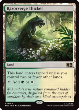 Razorverge Thicket - Magic: The Gathering - MSC Near Mint Inglés