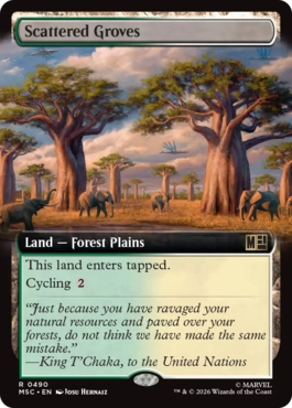 Scattered Groves - Magic: The Gathering - MSC Near Mint Inglés