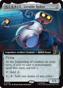 H.E.R.B.I.E., Lovable Robot - Magic: The Gathering - MSC Near Mint Inglés