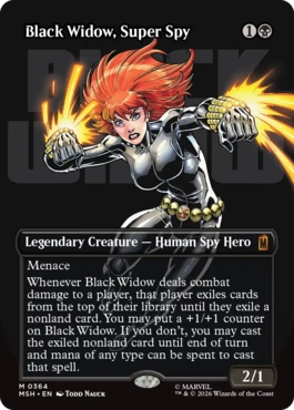 Black Widow, Super Spy - Magic: The Gathering - MSH-BF Near Mint Inglés
