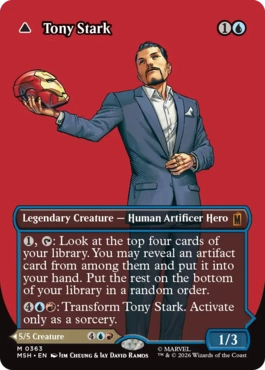 Tony Stark - Magic: The Gathering - MSH-BF Near Mint Inglés